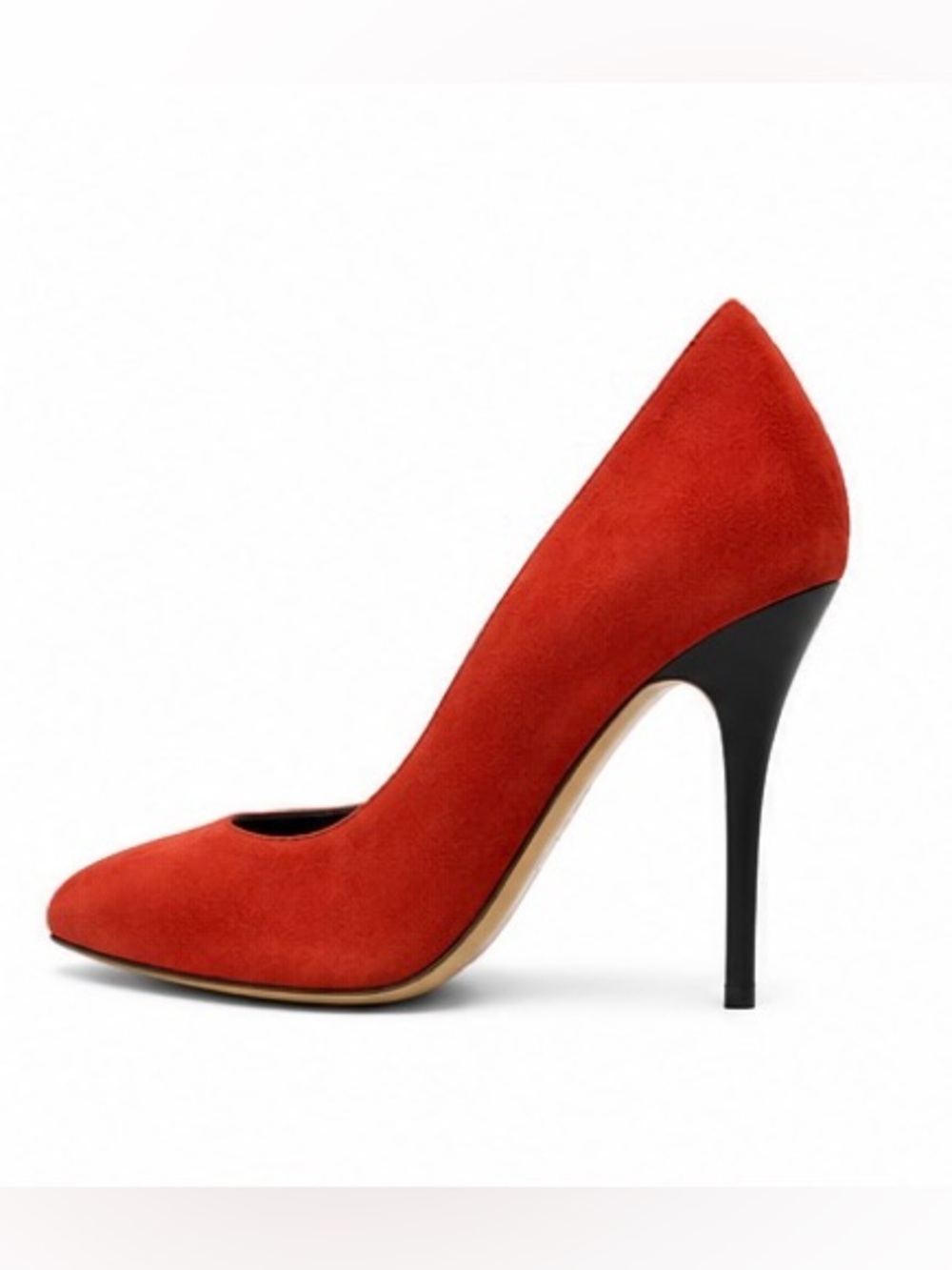 Vintage Giuseppe Zanotti Design Red Suede Stiletto Pumps - Picture 5 of 15